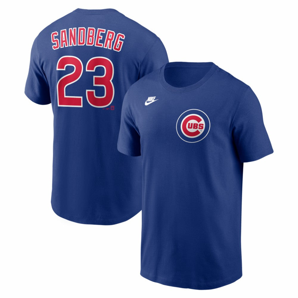 Ryne Sandberg Chicago Cubs Cooperstown Collection Name & Number T-Shirt Royal