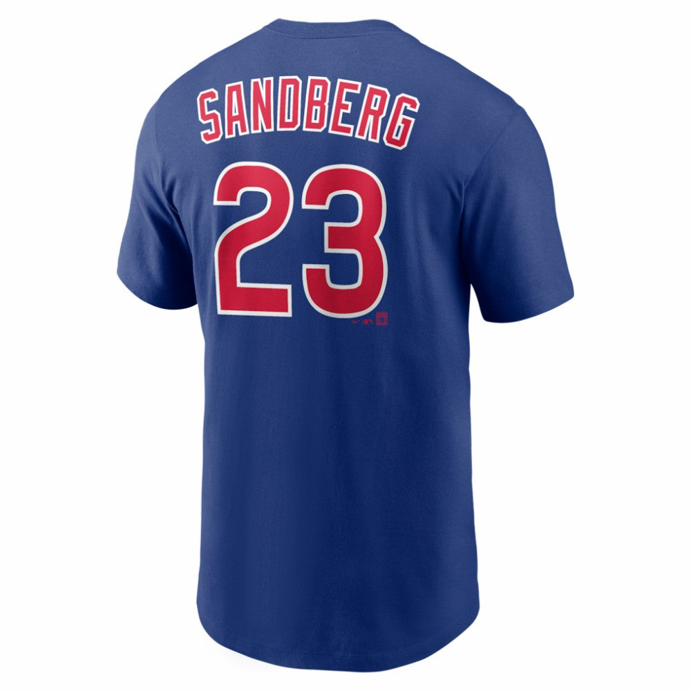 Ryne Sandberg Chicago Cubs Cooperstown Collection Name & Number T-Shirt Royal