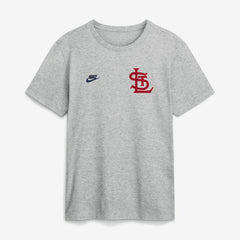 St. Louis Cardinals Cooperstown 2-Hit T-Shirt Heather Gray