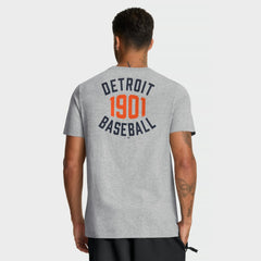Detroit Tigers Cooperstown 2-Hit T-Shirt Heather Gray