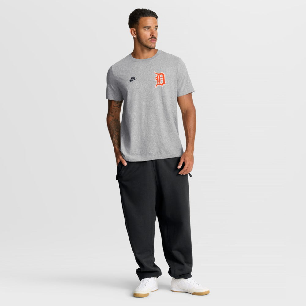 Detroit Tigers Cooperstown 2-Hit T-Shirt Heather Gray