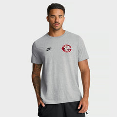 Cincinnati Reds Cooperstown 2-Hit T-Shirt Heather Gray
