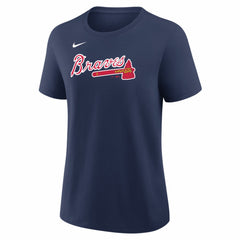 Austin Riley Atlanta Braves Women's Name & Number T-Shirt Navy