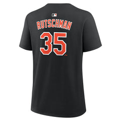 Adley Rutschman Baltimore Orioles Women's Name & Number T-Shirt Black