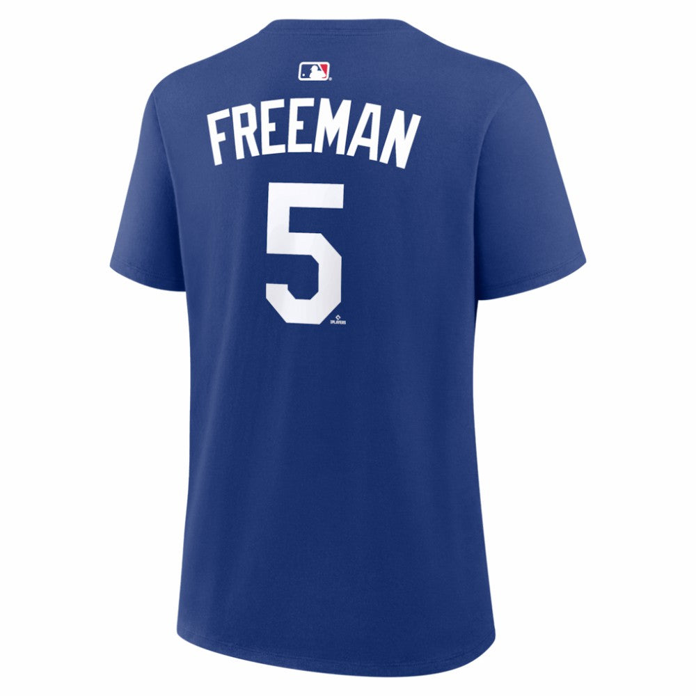 Freddie Freeman Los Angeles Dodgers Women's Name & Number T-Shirt Royal
