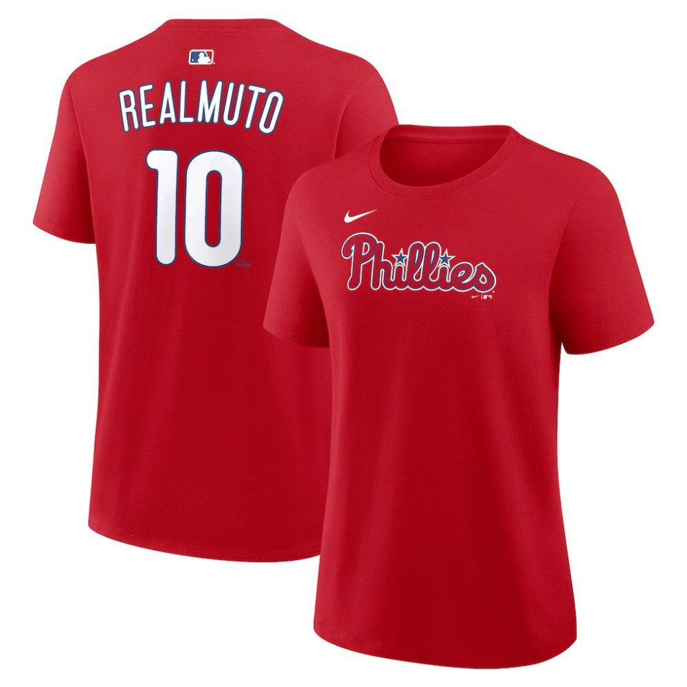 J.T. Realmuto Philadelphia Phillies Women's Name & Number T-Shirt Red