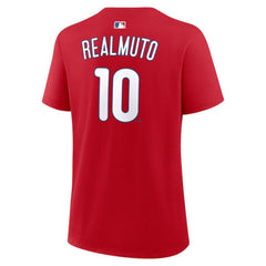 J.T. Realmuto Philadelphia Phillies Women's Name & Number T-Shirt Red
