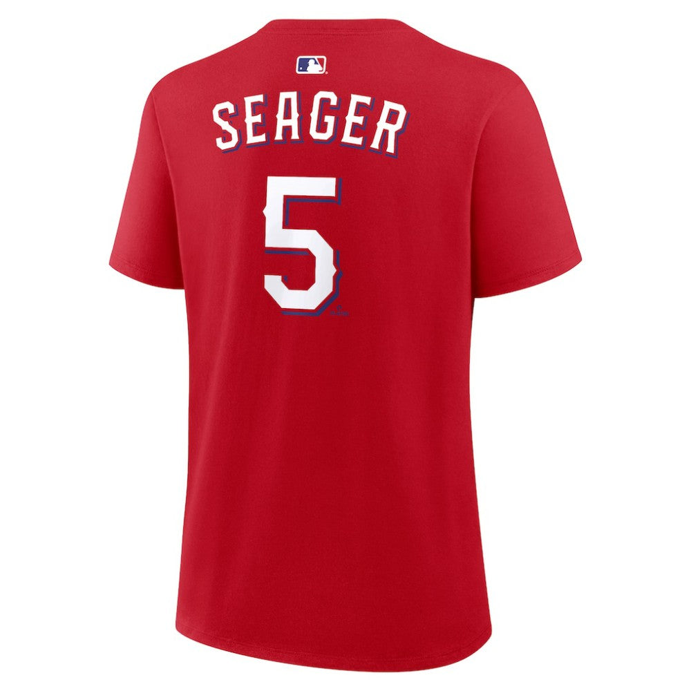 Corey Seager Texas Rangers Women's Name & Number T-Shirt Red