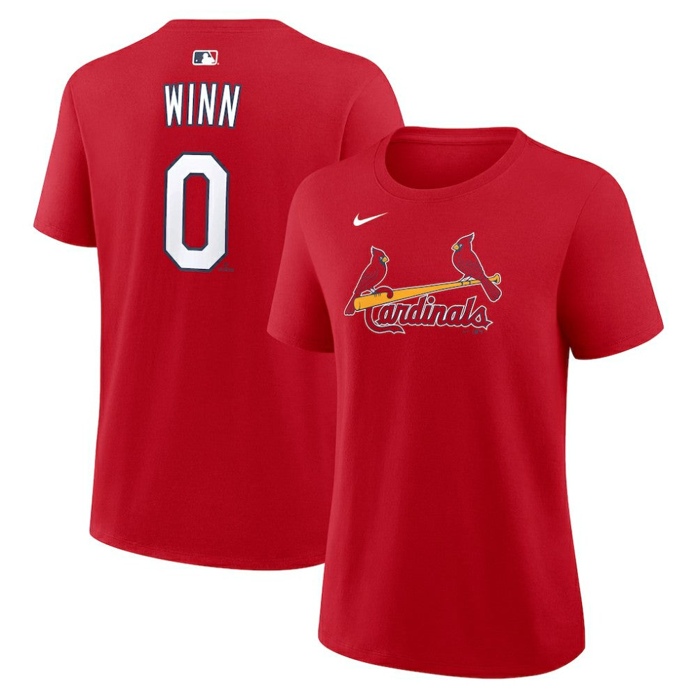 Masyn Winn St. Louis Cardinals Women's Name & Number T-Shirt Red