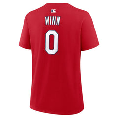 Masyn Winn St. Louis Cardinals Women's Name & Number T-Shirt Red