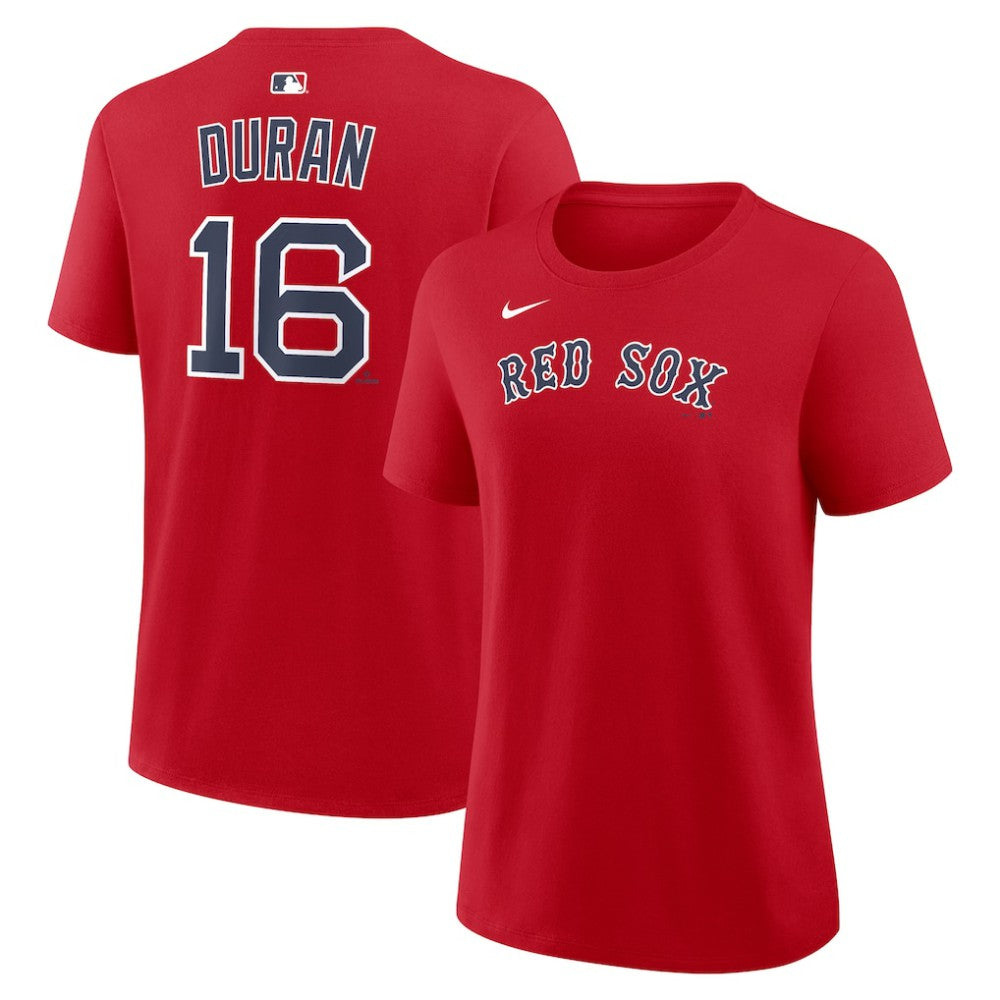 Jarren Duran Boston Red Sox Women's Name & Number T-Shirt Red