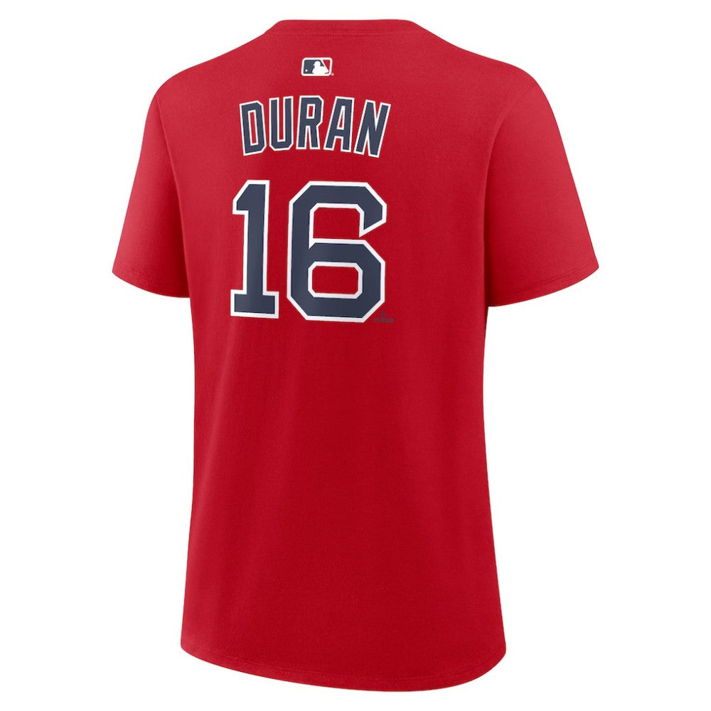 Jarren Duran Boston Red Sox Women's Name & Number T-Shirt Red