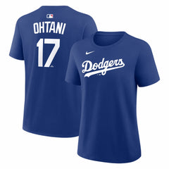 Shohei Ohtani Los Angeles Dodgers Women's Name & Number T-Shirt Royal