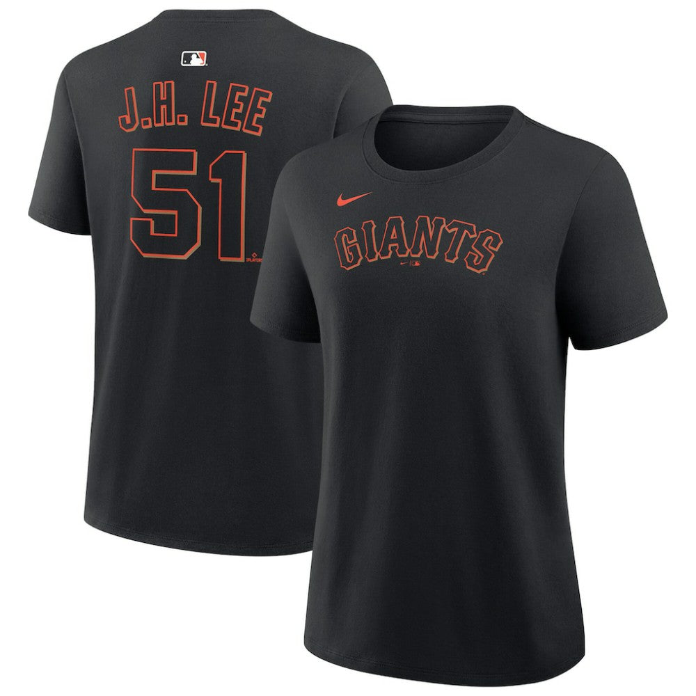 Jung Hoo Lee San Francisco Giants Women's Name & Number T-Shirt Black
