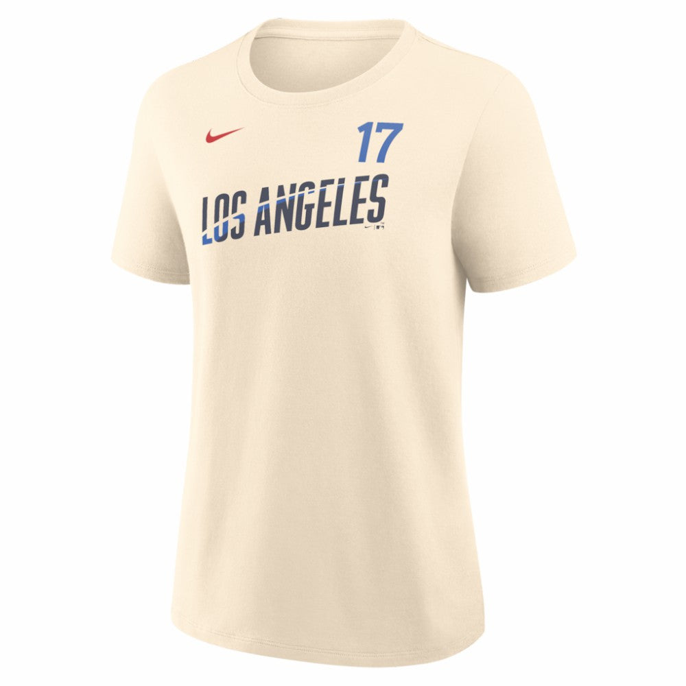 Shohei Ohtani Los Angeles Dodgers Women's City Connect Name & Number T-Shirt Natural