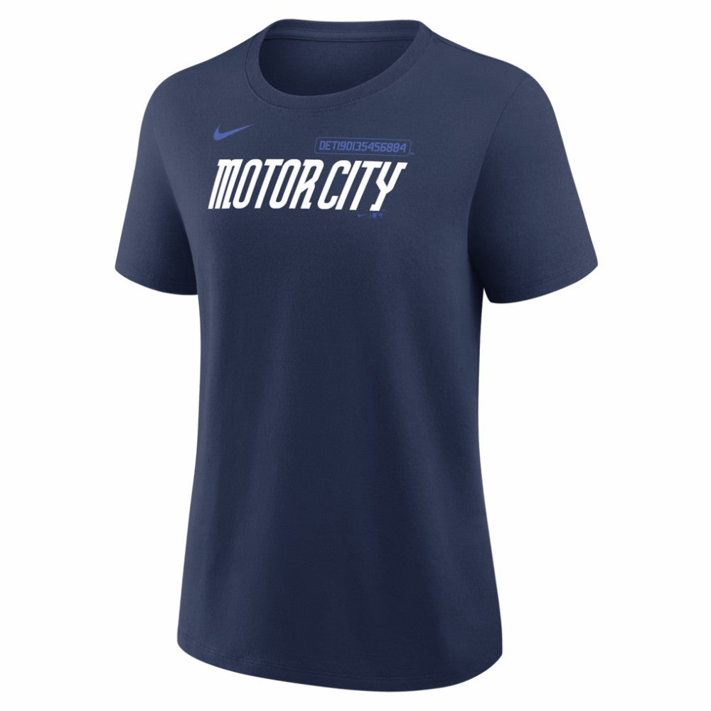 Tarik Skubal Detroit Tigers Women's City Connect Name & Number T-Shirt Navy