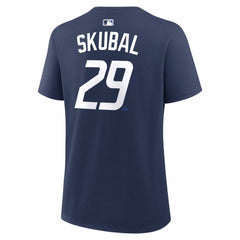 Tarik Skubal Detroit Tigers Women's City Connect Name & Number T-Shirt Navy