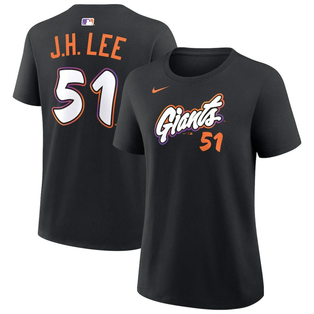 Jung Hoo Lee San Francisco Giants Women's City Connect Name & Number T-Shirt Black