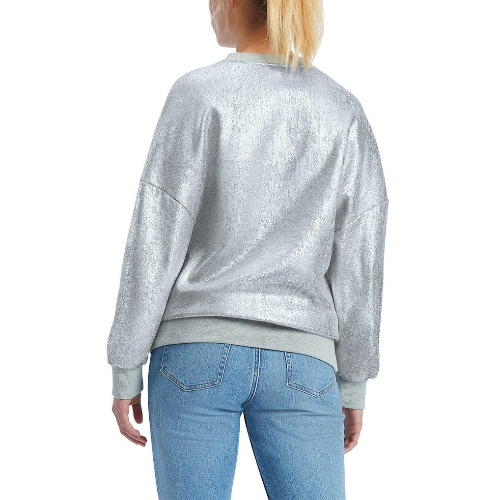Golden State Warriors Tommy Jeans Women's Tracy Pullover Sweatshirt sale - Silver cheap