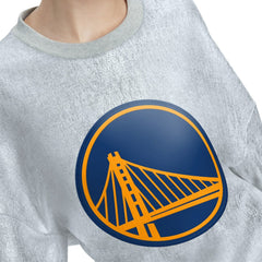 Golden State Warriors Tommy Jeans Women's Tracy Pullover Sweatshirt sale - Silver cheap