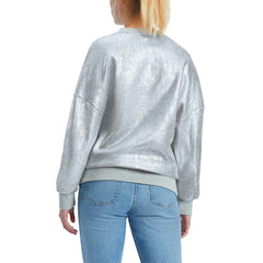 Phoenix Suns Tommy Jeans Women's Tracy Pullover Sweatshirt - Silver cheap