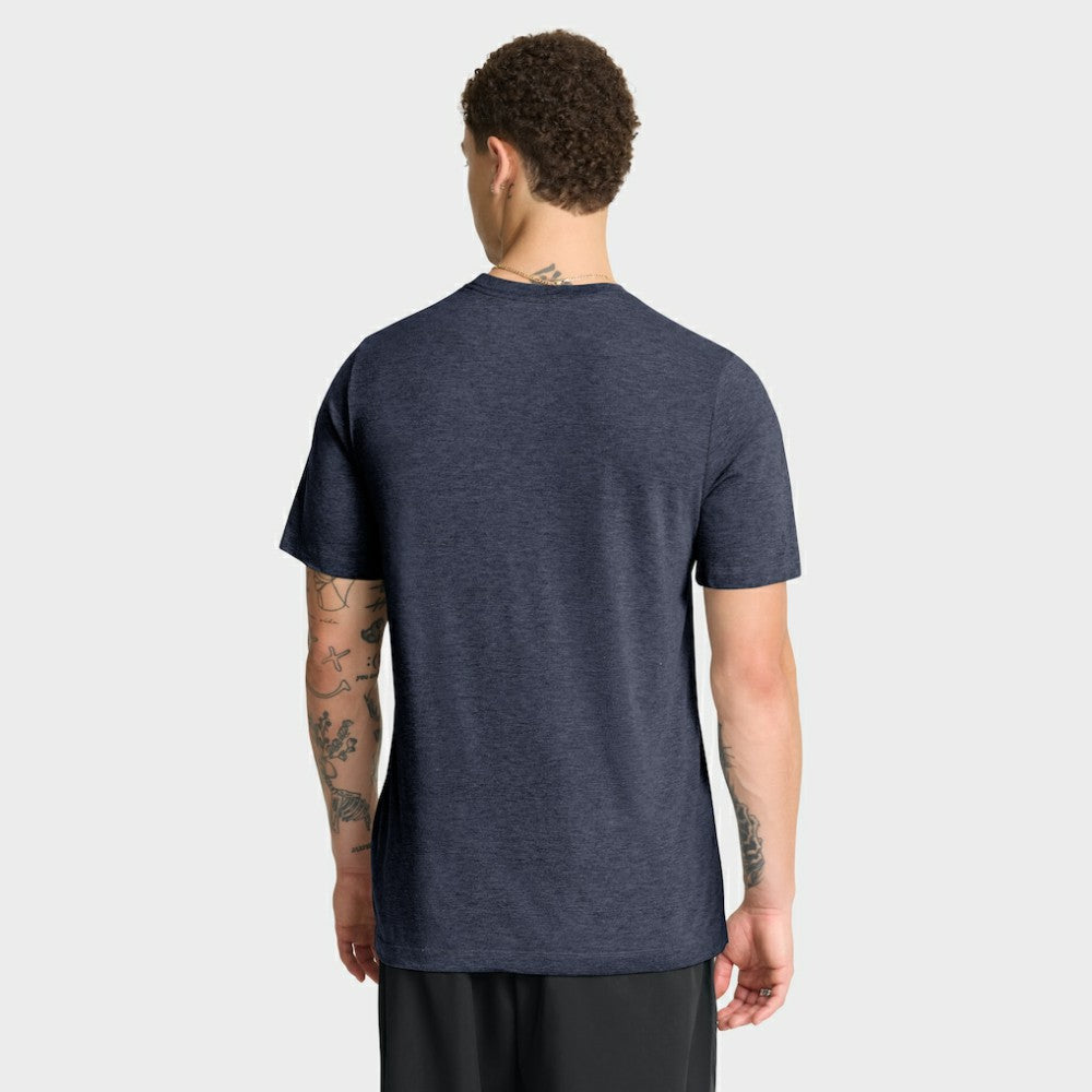 Houston Astros Cooperstown Logo Tri-Blend T-Shirt Heather Navy
