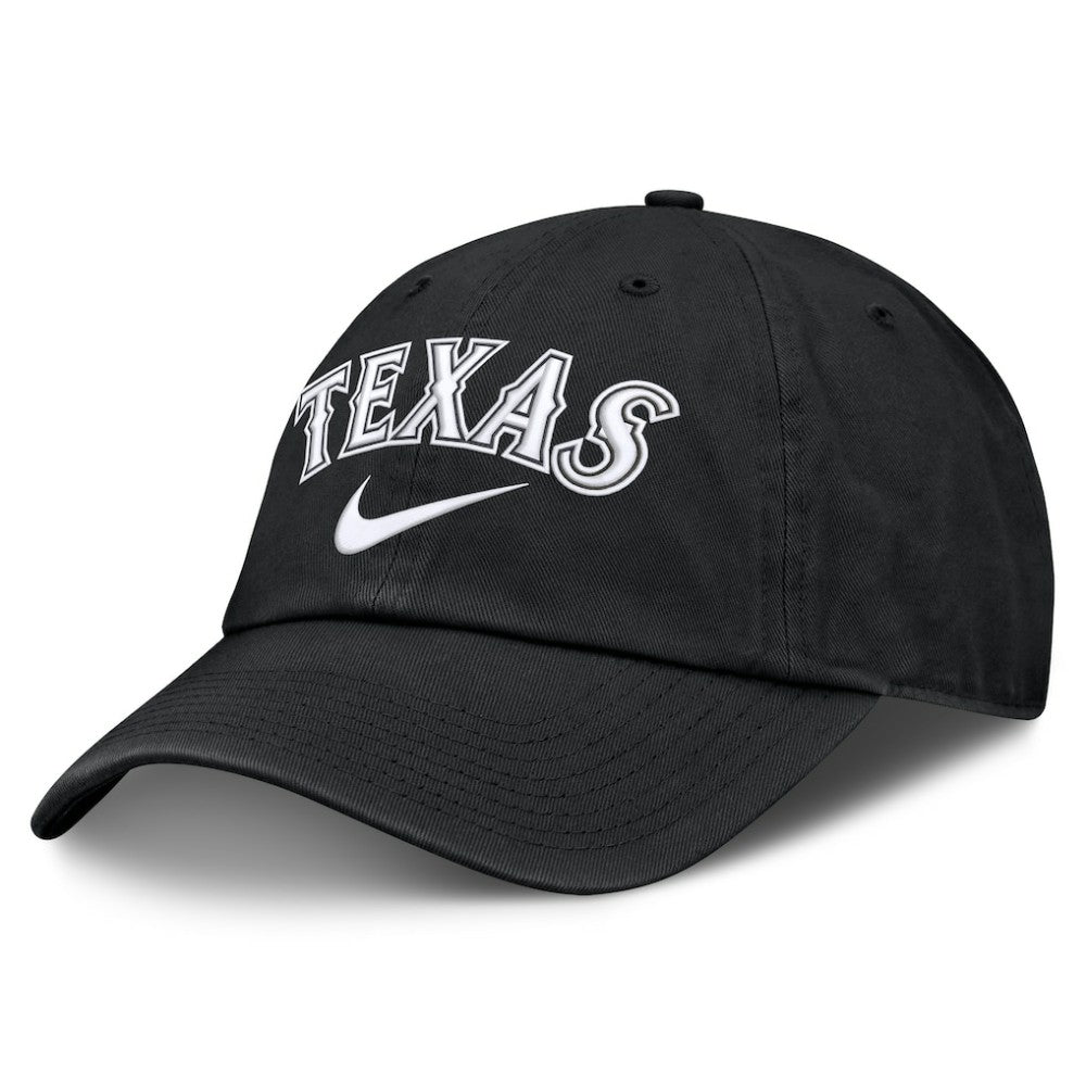 Texas Rangers Primetime Club Adjustable Hat Black