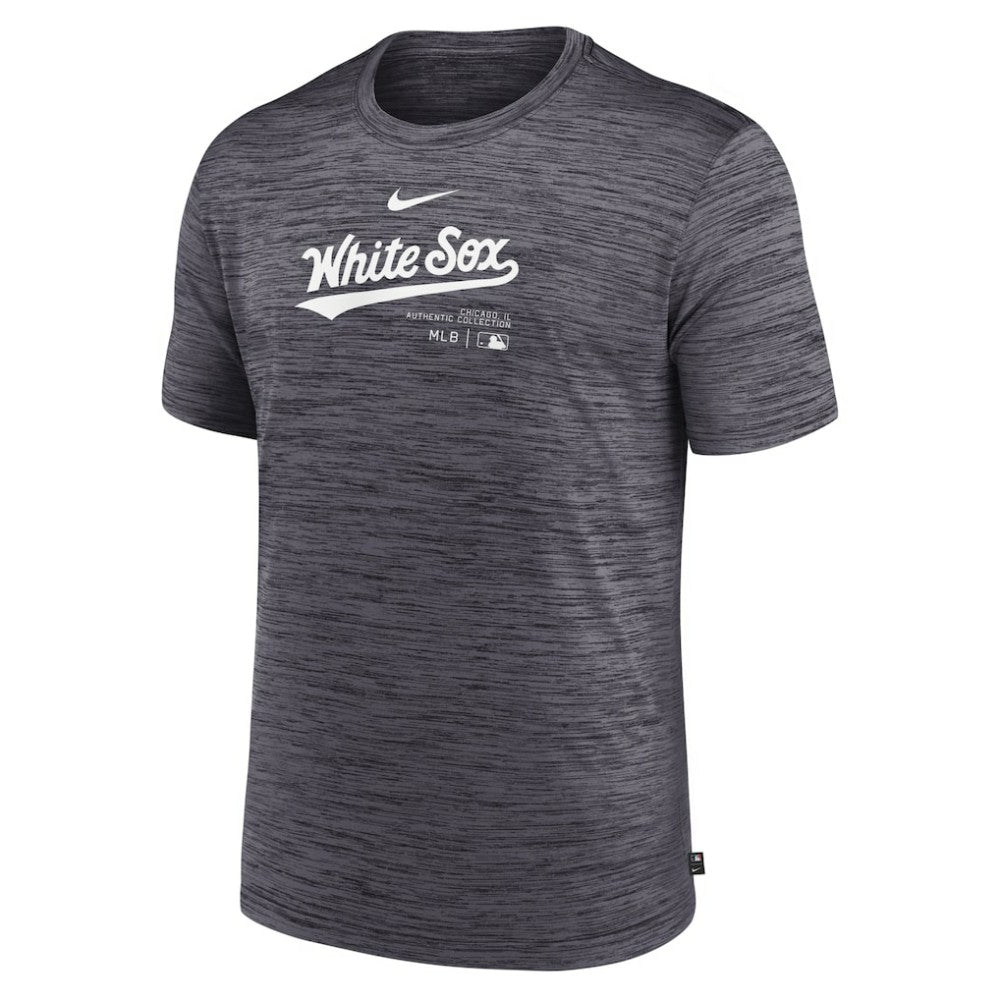 Chicago White Sox Authentic Collection Velocity Performance Practice T-Shirt Charcoal