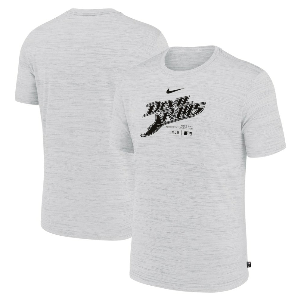 Tampa Bay Rays Authentic Collection Velocity Performance Practice T-Shirt Ash