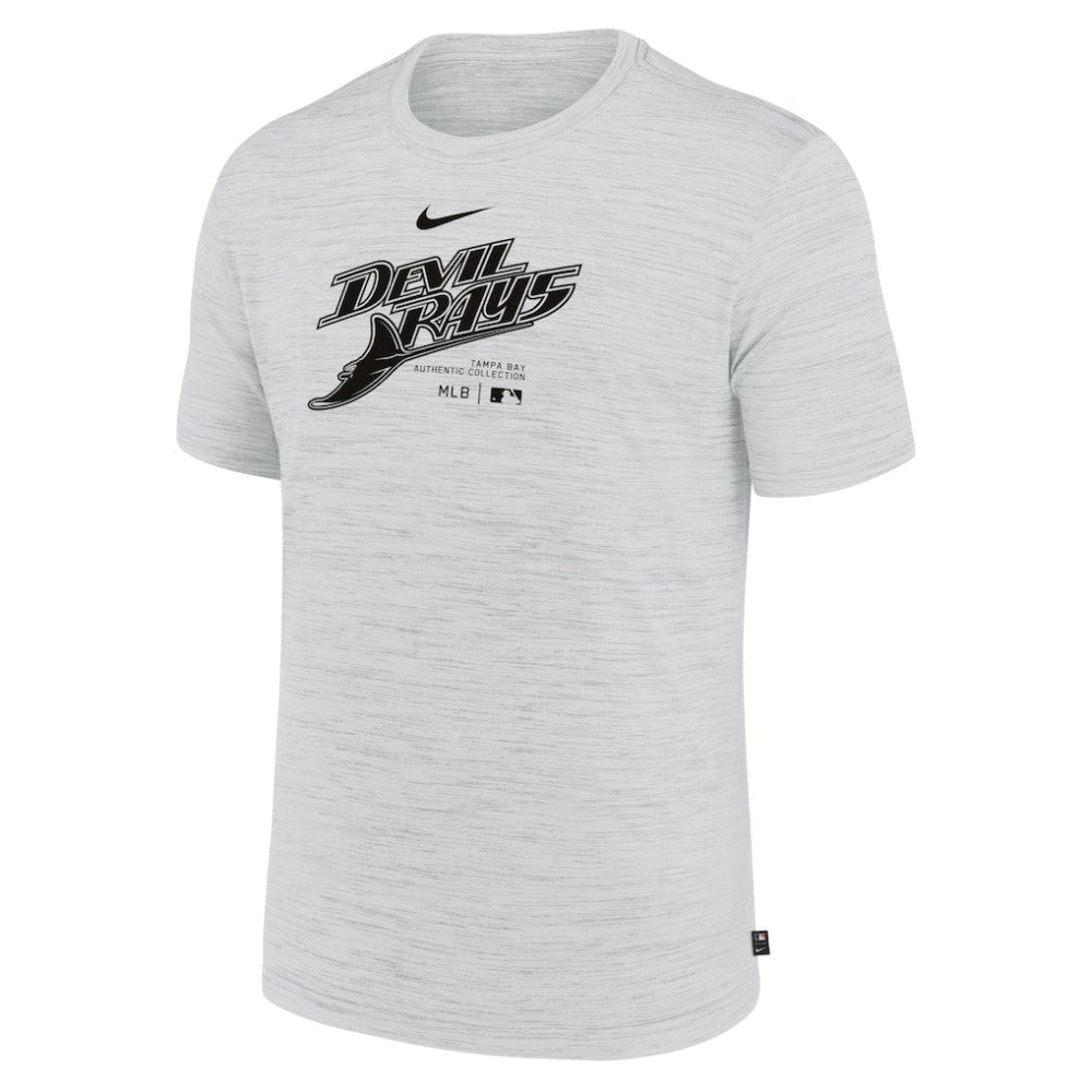 Tampa Bay Rays Authentic Collection Velocity Performance Practice T-Shirt Ash