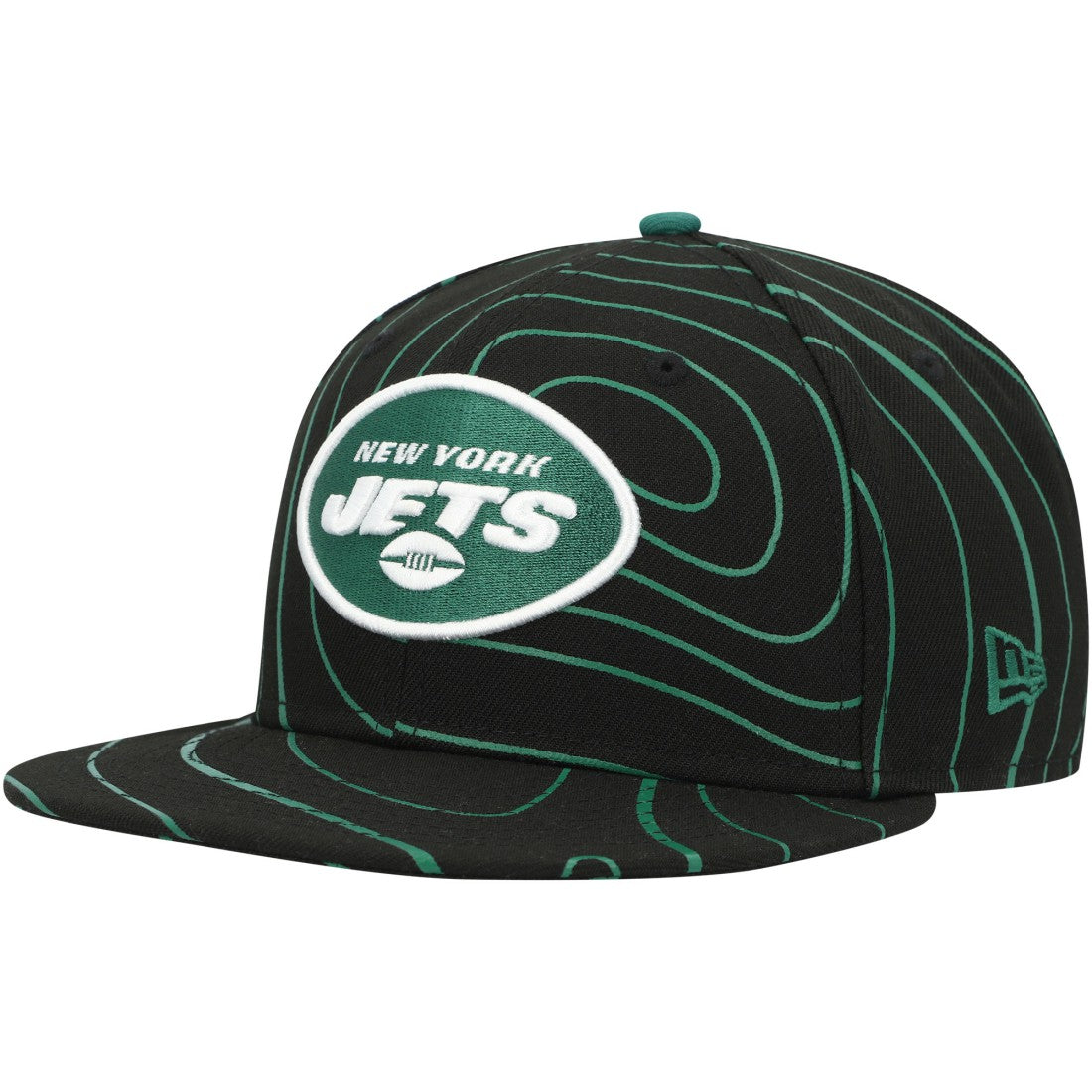 New York Jets New Era Geo 59FIFTY Fitted Hat - Black outlet