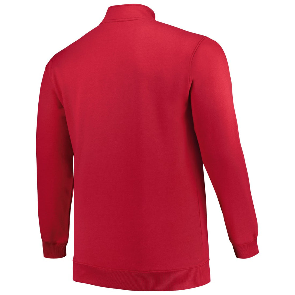 Tampa Bay Buccaneers Profile Big & Tall Fleece Quarter-Zip Jacket - Red for sale