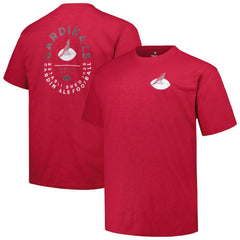 Arizona Cardinals Profile Big & Tall Two-Hit Throwback T-Shirt - Cardinal online