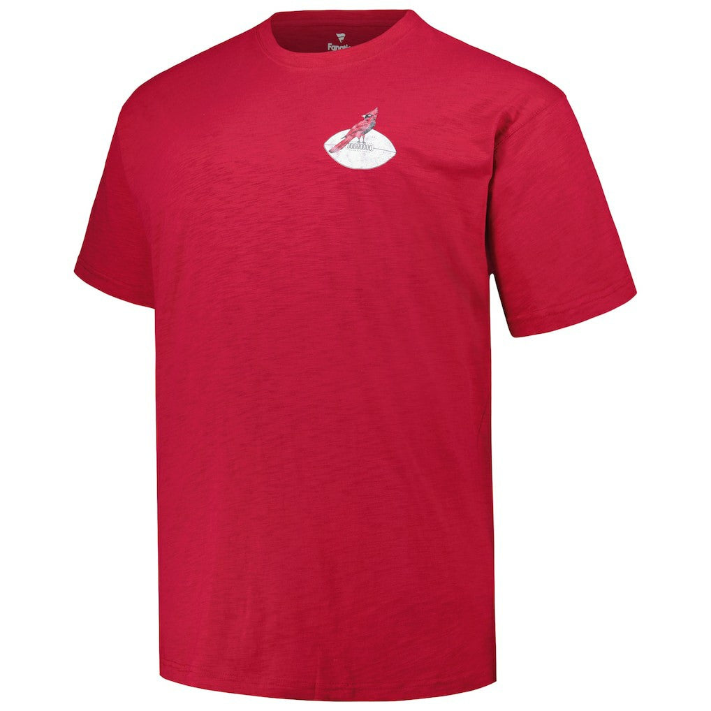 Arizona Cardinals Profile Big & Tall Two-Hit Throwback T-Shirt - Cardinal online