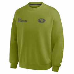 San Francisco 49ers Oversized Type Play Multi Sweatshirt - Green outlet