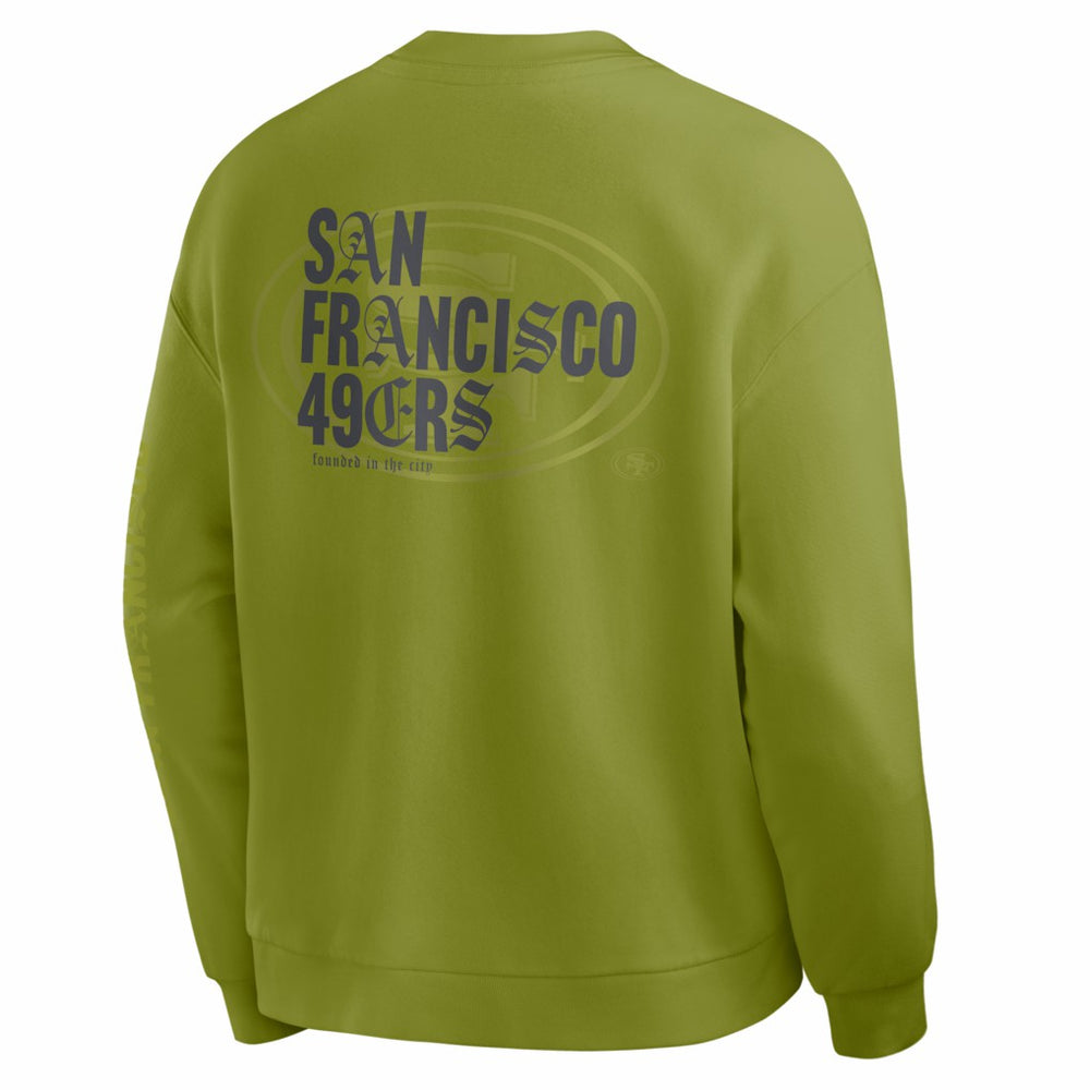 San Francisco 49ers Oversized Type Play Multi Sweatshirt - Green outlet