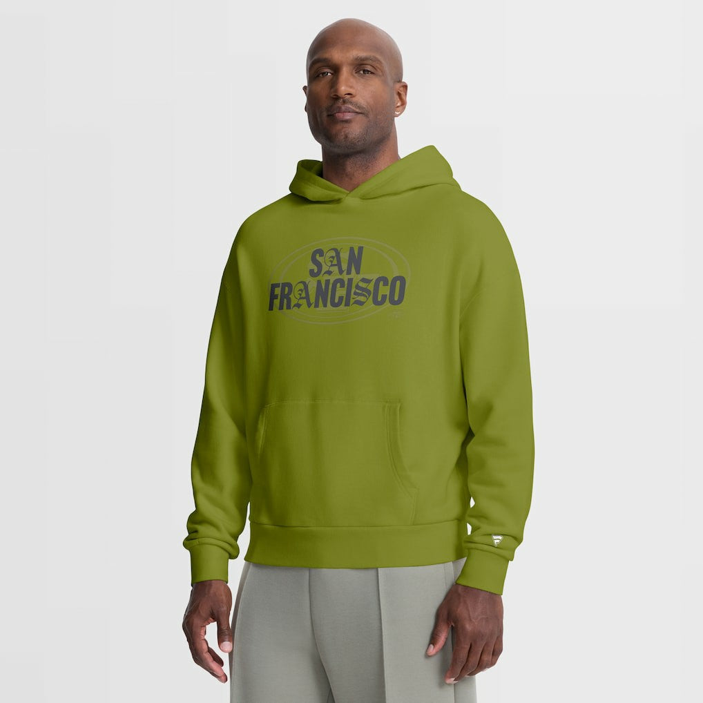 San Francisco 49ers Oversized Type Play Location Hoodie - Green cheap