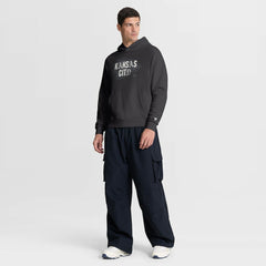 Kansas City Chiefs Oversized Type Play Location Hoodie - Black discount