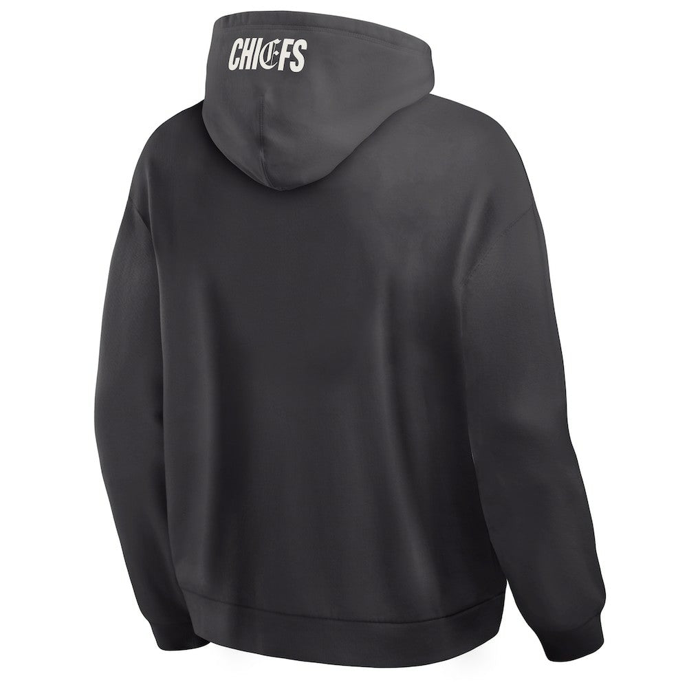 Kansas City Chiefs Oversized Type Play Location Hoodie - Black discount