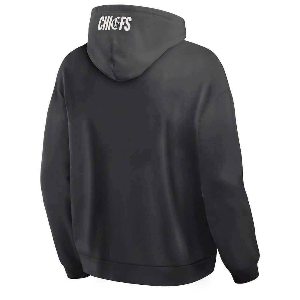 Kansas City Chiefs Oversized Type Play Location Hoodie - Black discount
