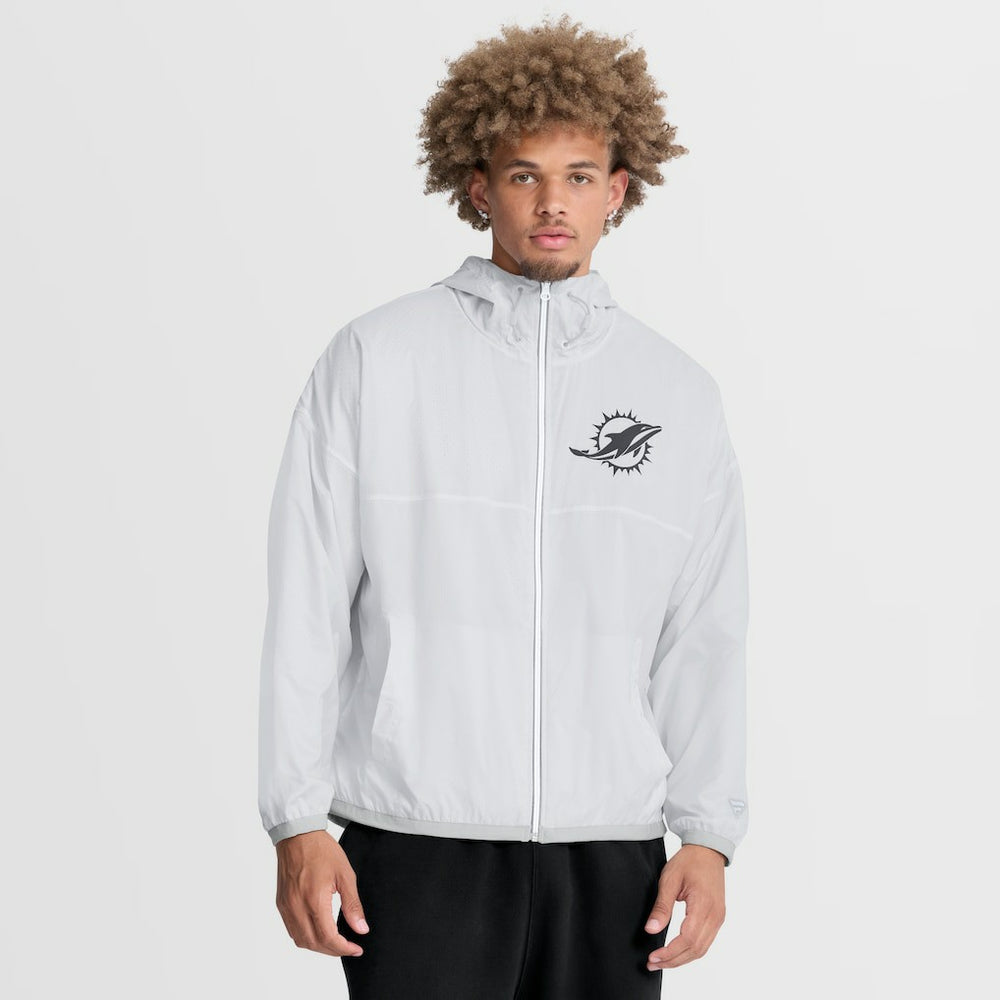 Miami Dolphins Type Play Down Full-Zip Jacket - White online