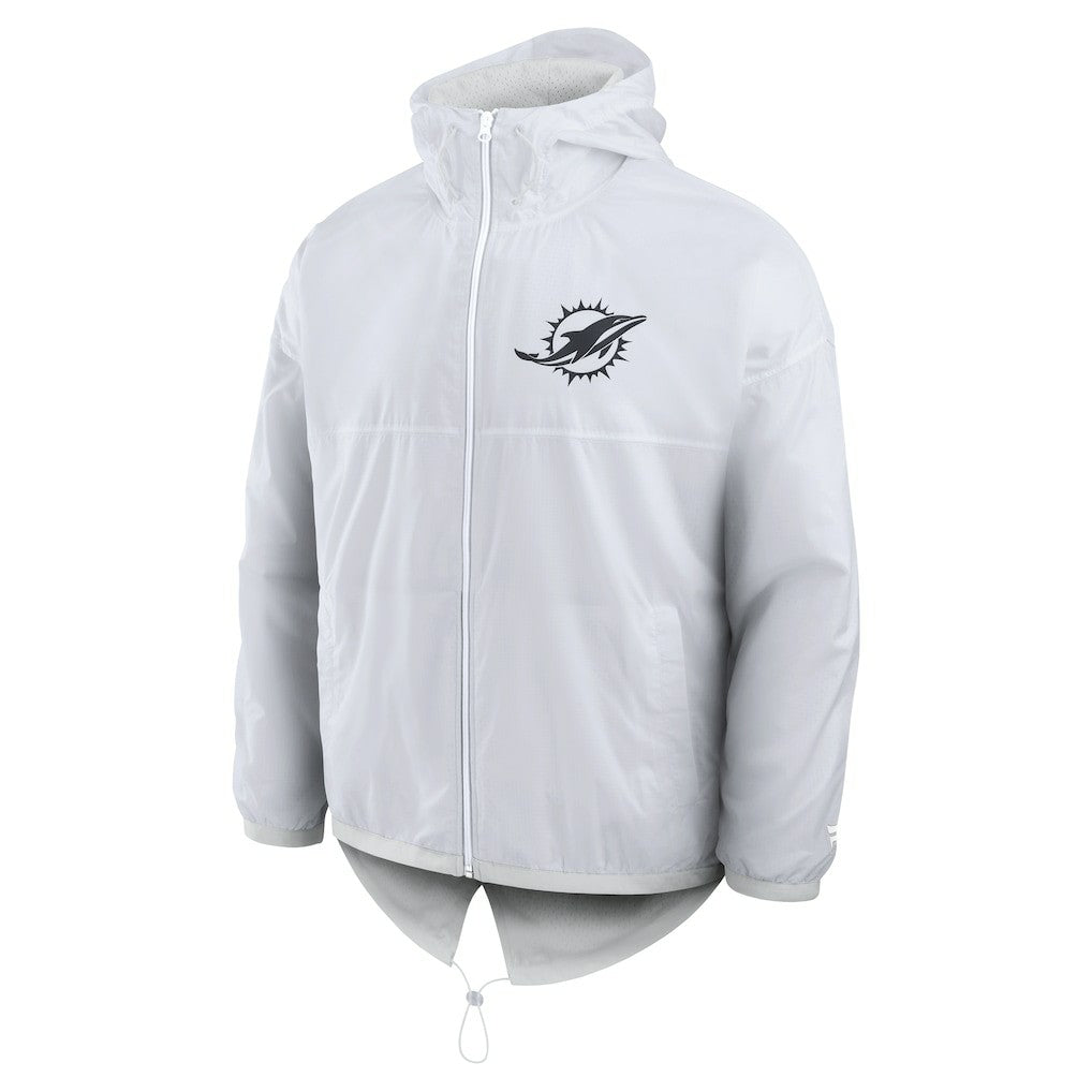 Miami Dolphins Type Play Down Full-Zip Jacket - White online