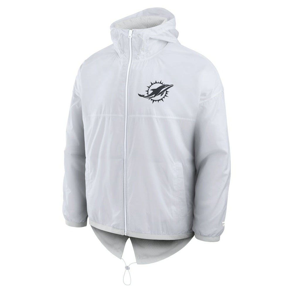 Miami Dolphins Type Play Down Full-Zip Jacket - White online