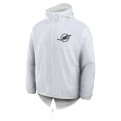 Miami Dolphins Type Play Down Full-Zip Jacket - White online