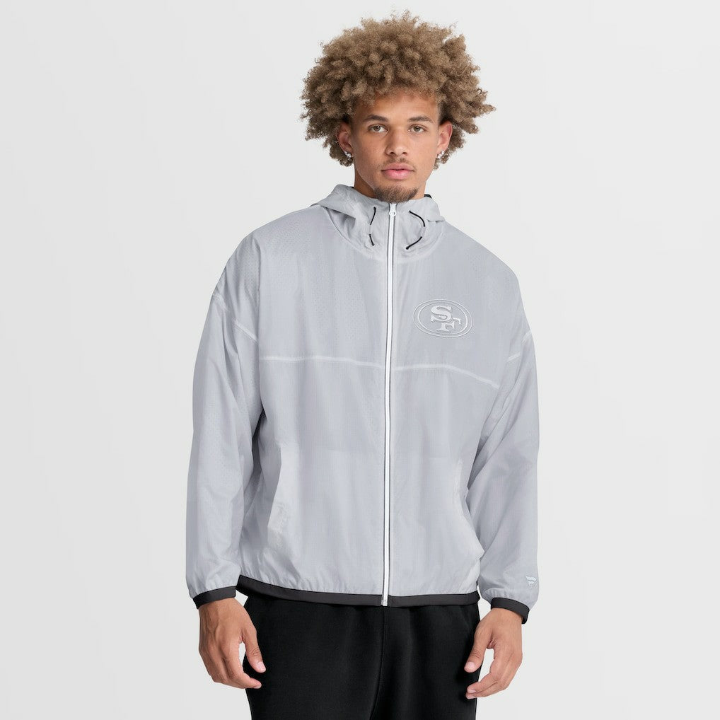 San Francisco 49ers Type Play Down Full-Zip Jacket - White for sale