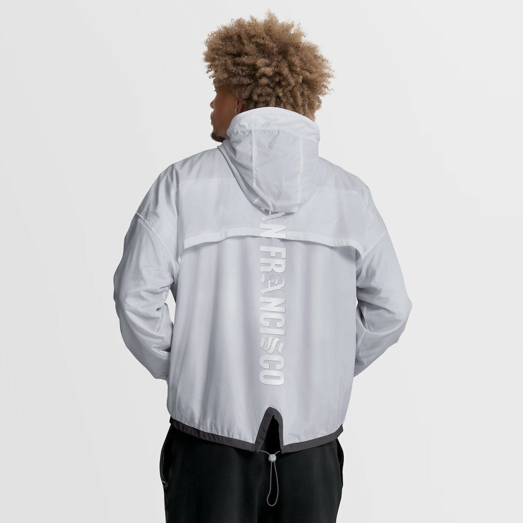 San Francisco 49ers Type Play Down Full-Zip Jacket - White for sale