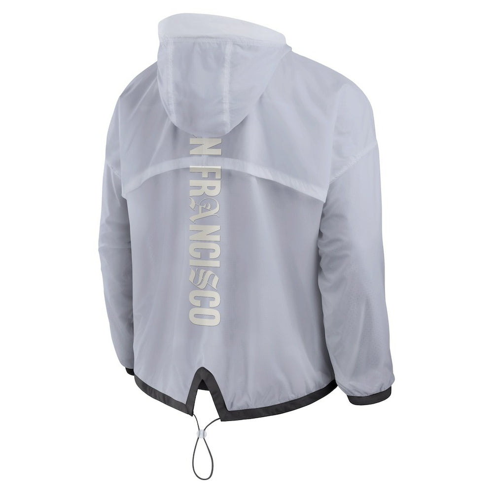 San Francisco 49ers Type Play Down Full-Zip Jacket - White for sale