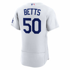 Mookie Betts Los Angeles Dodgers Home Authentic Jersey White
