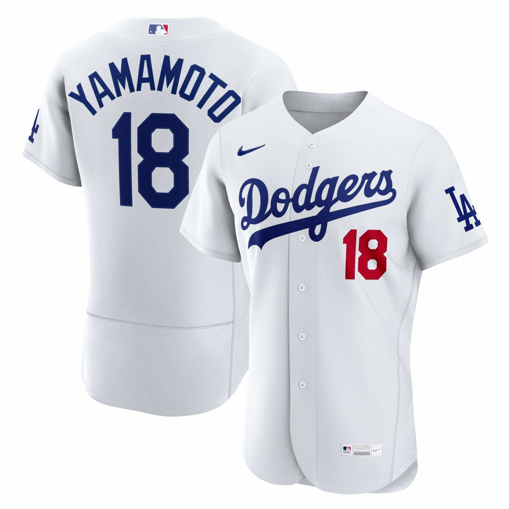 Yoshinobu Yamamoto Los Angeles Dodgers Home Authentic Jersey White