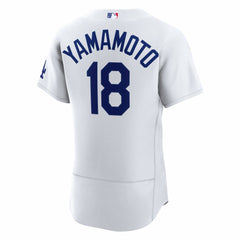 Yoshinobu Yamamoto Los Angeles Dodgers Home Authentic Jersey White